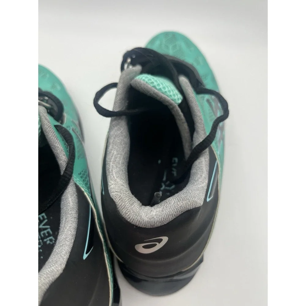 ASICS Lift Master Lite Weightlifting Shoes Teal Black Women's Size 8 S659Y